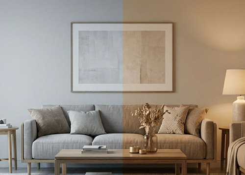luce calda vs luce fredda